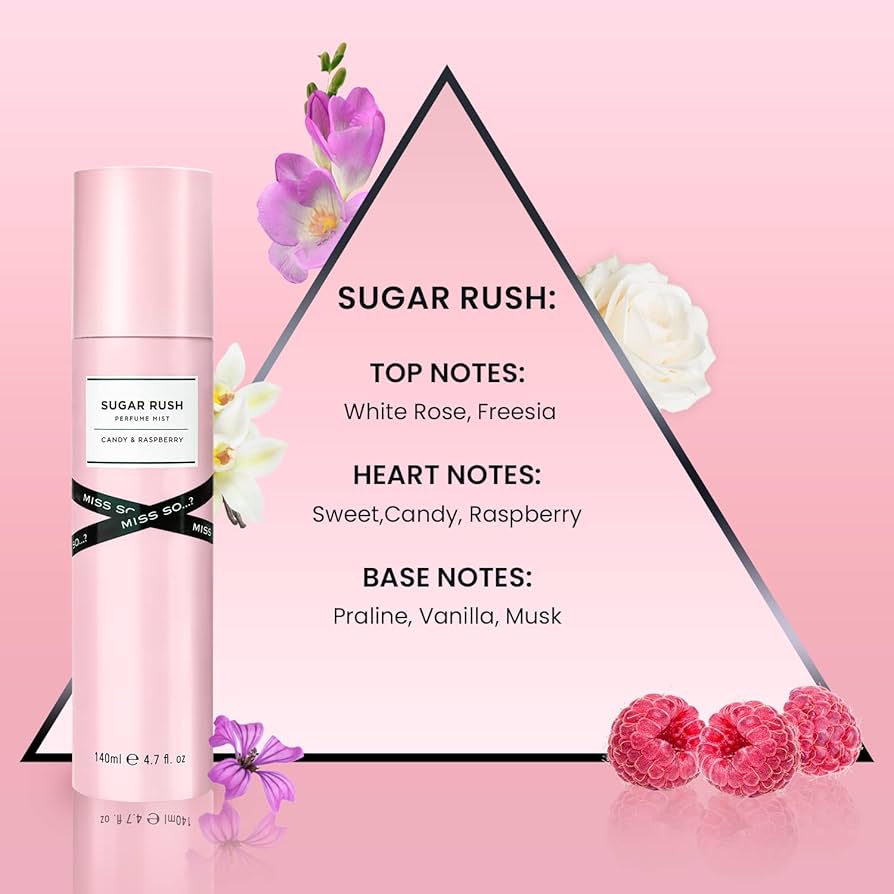 Miss So…? Sugar Rush Perfume mist 140ml *NÝTT*