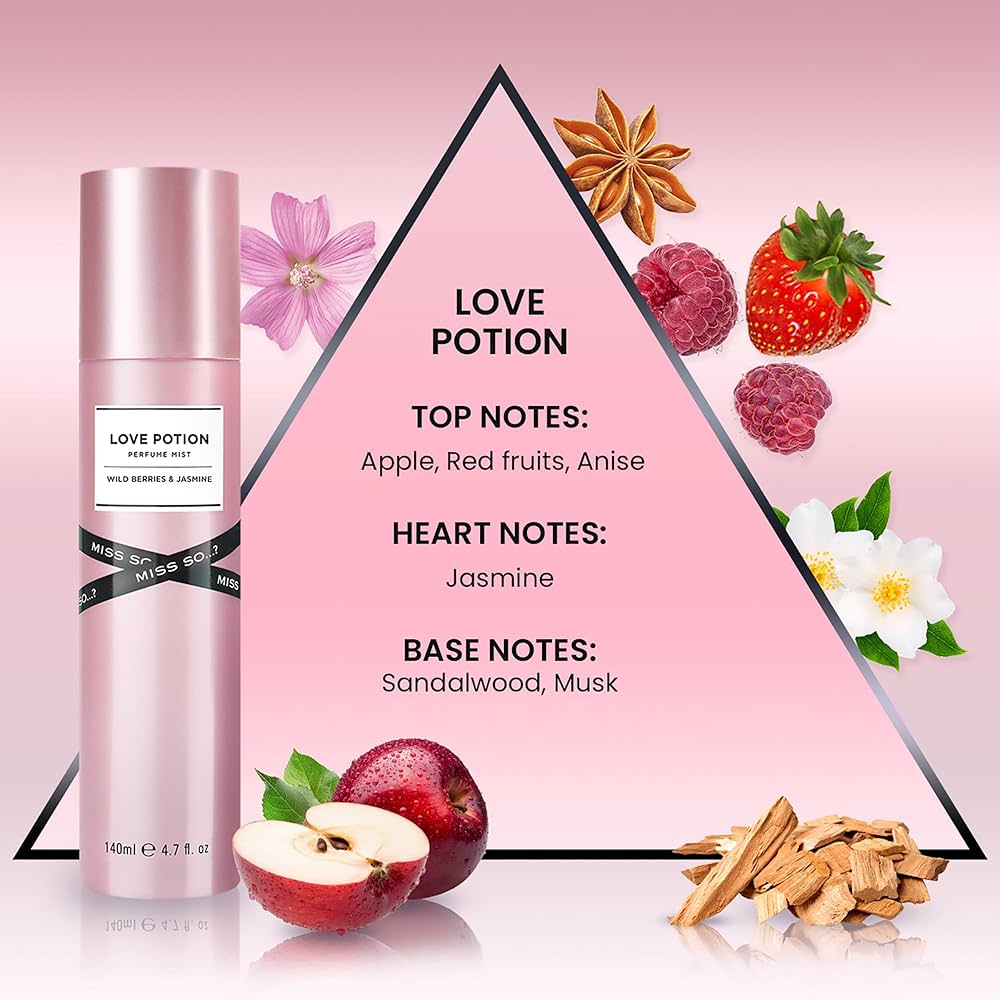 Miss So…? Love Potion Perfume mist 140ml *NÝTT*