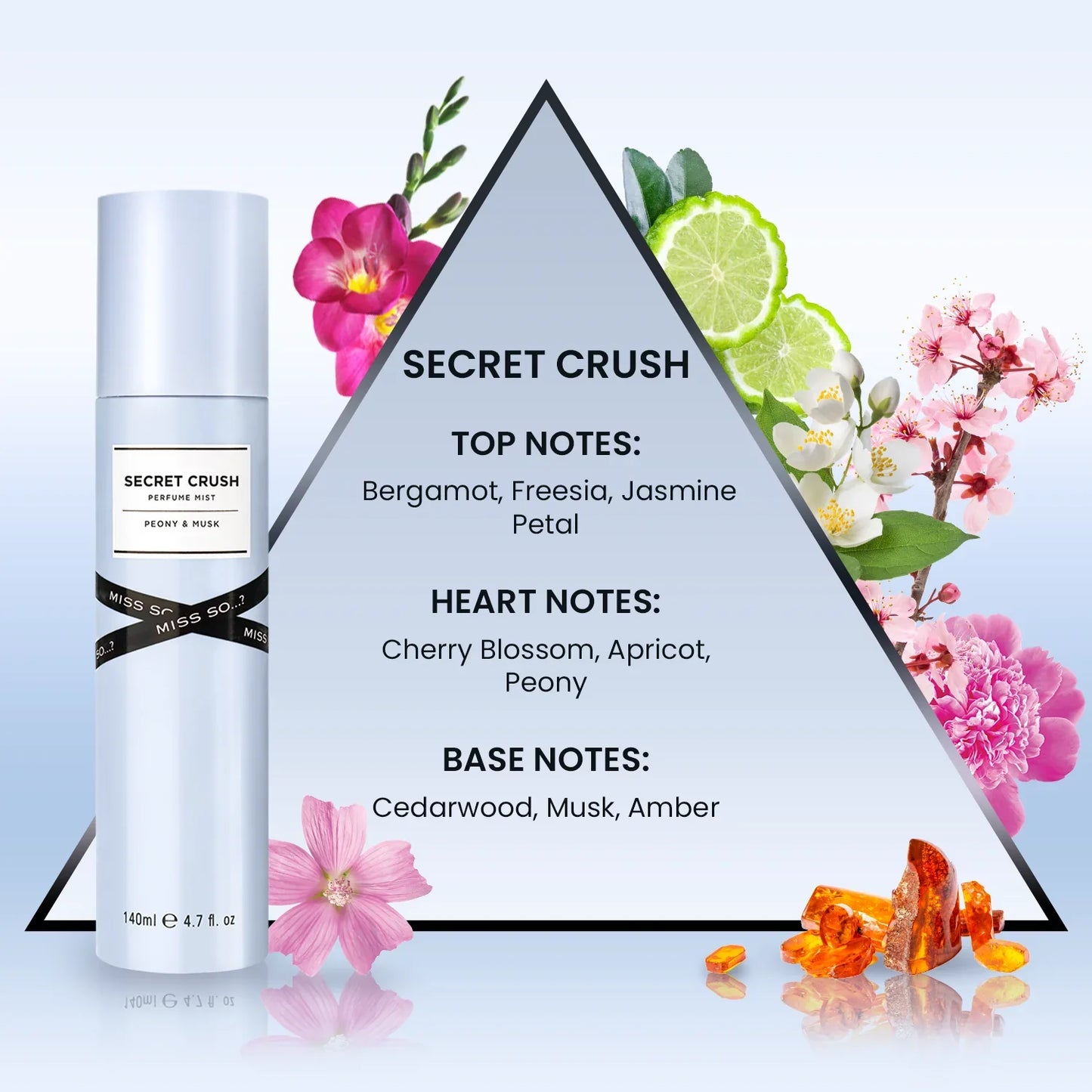 Miss So…? Secret Crush Perfume mist 140ml *NÝTT*