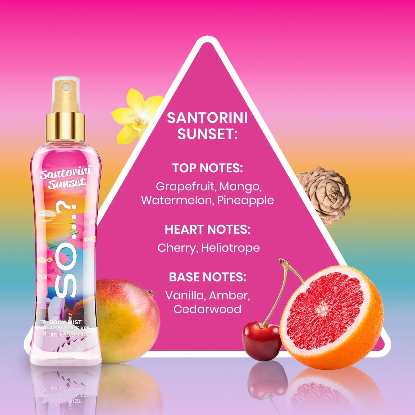 SO…? Santorini Sunset body mist 50ml
