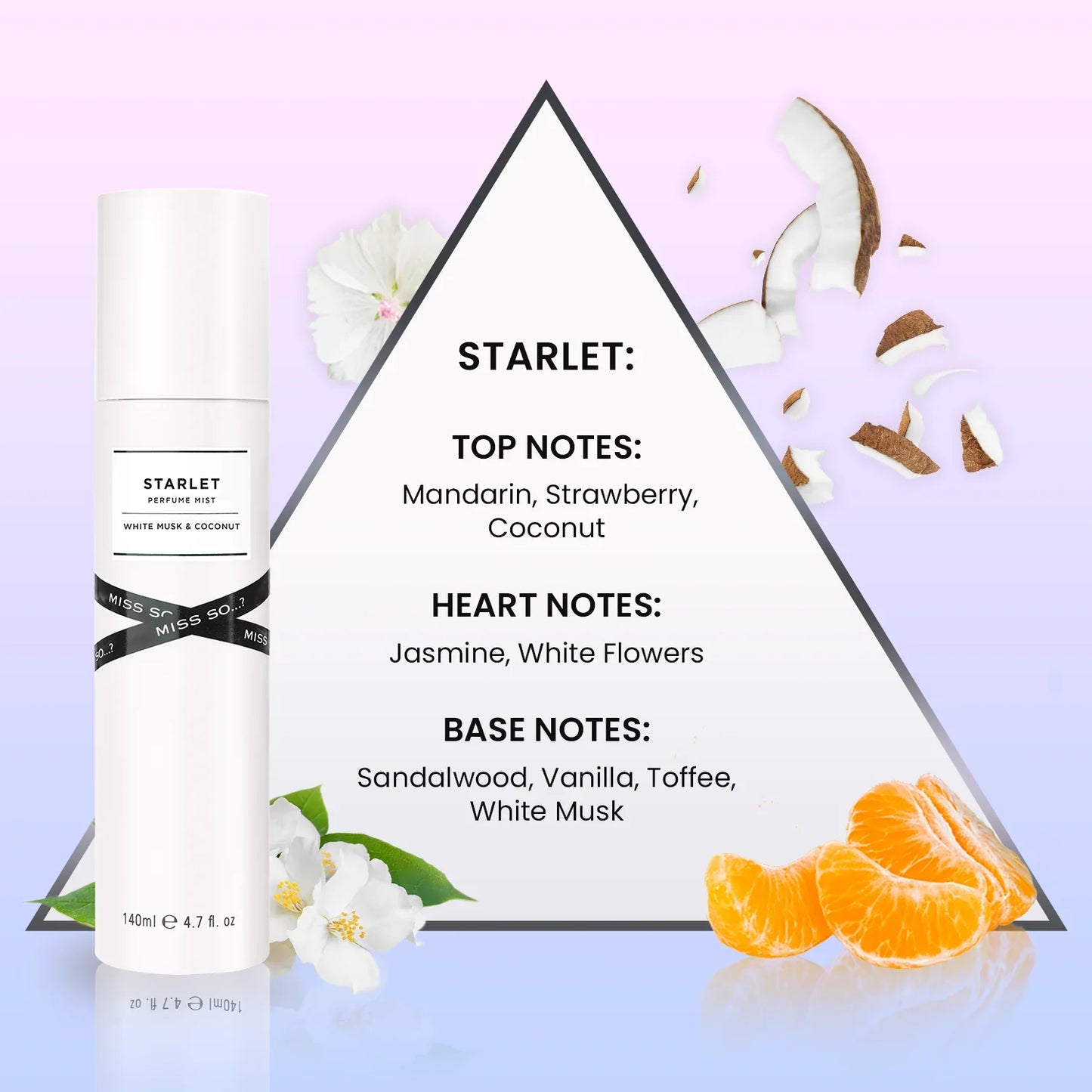 Miss So…? Starlet 140ml Perfume mist 140ml  *NÝTT*