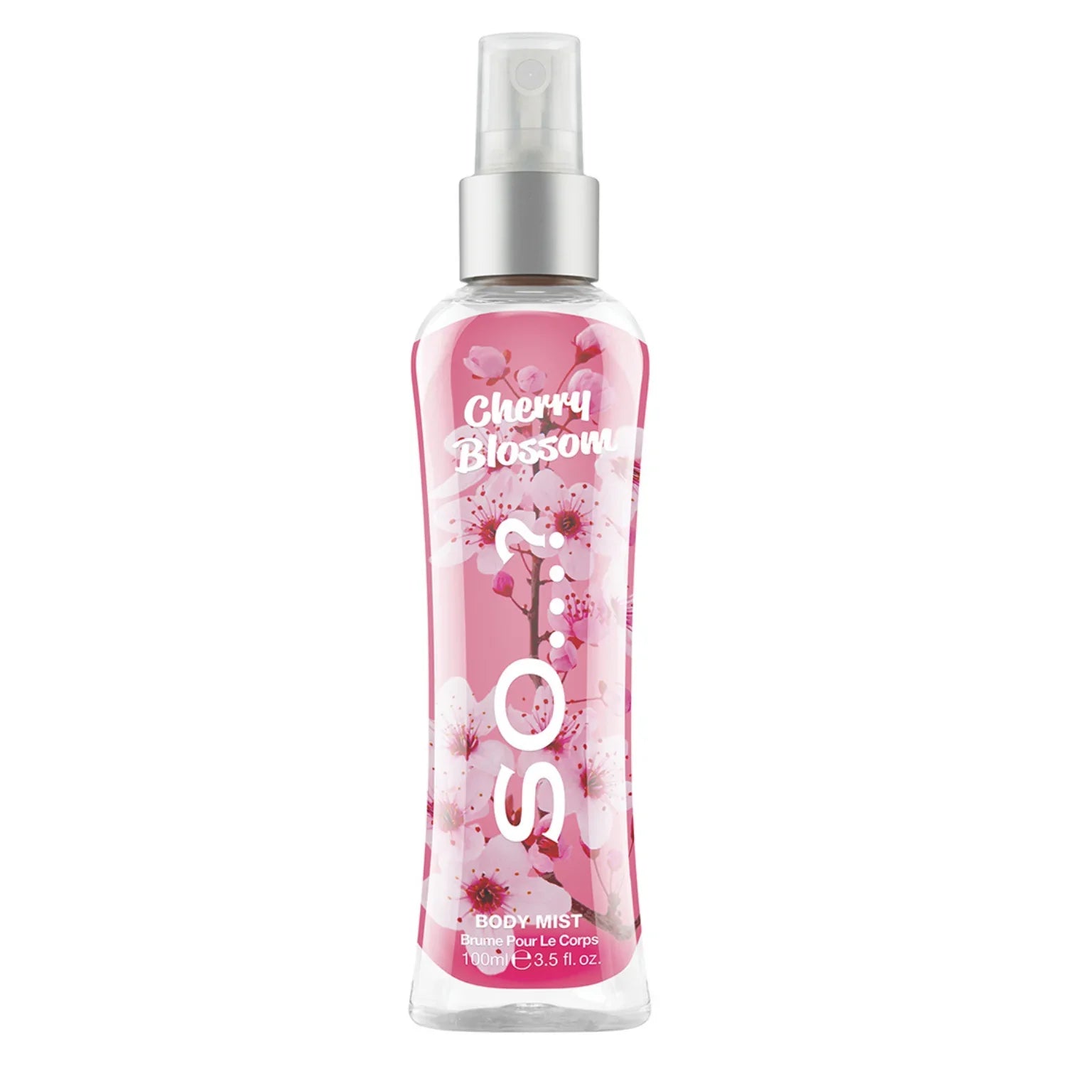 SO...? Cherry Blossom body mist er ekki prófað á dýrum, vegan og í endurnýjanlegum umbúðum